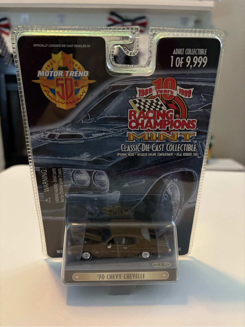 1970 CHEVY CHEVELLE SS RACING CHAMPIONS MINT EDITION #224 MOTOR TREND 50TH